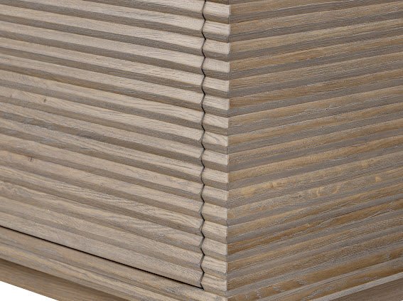 Wickham Ribbed Oak Sideboard - OPULENT co