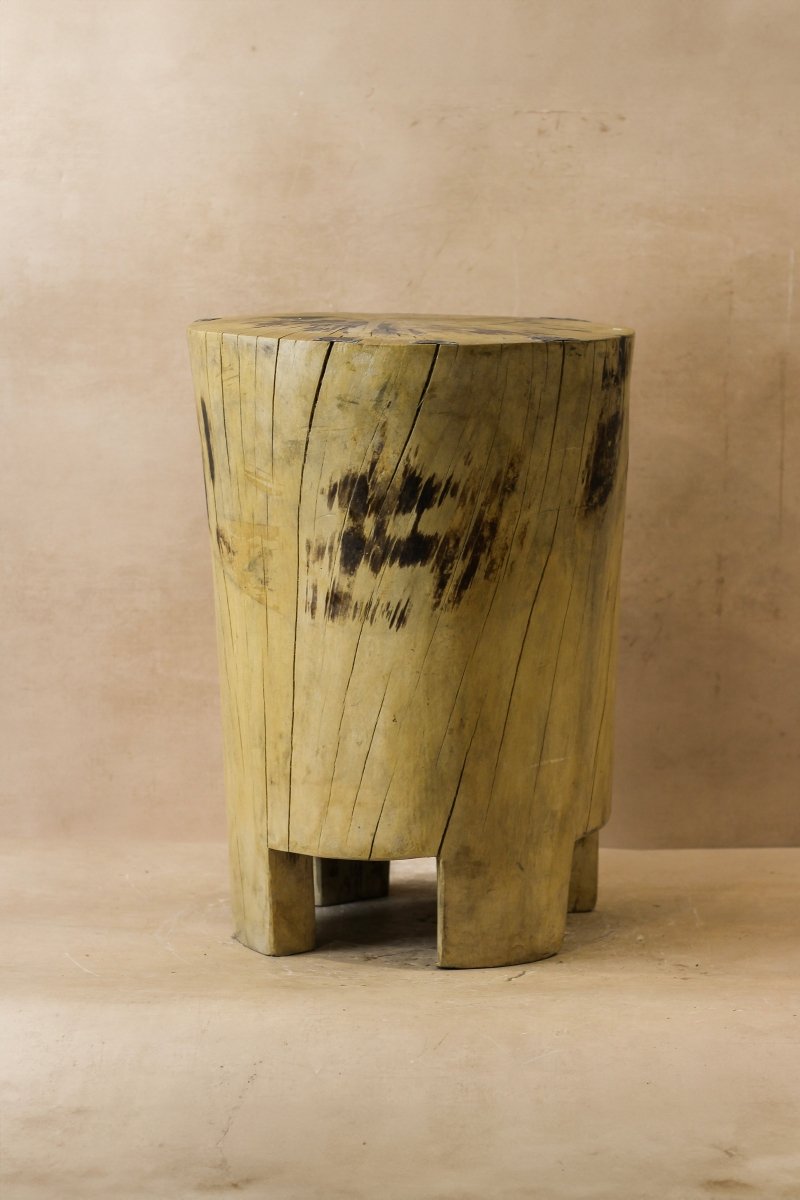 Wood Side Table - Cameroon - 9.4 - OPULENT Co