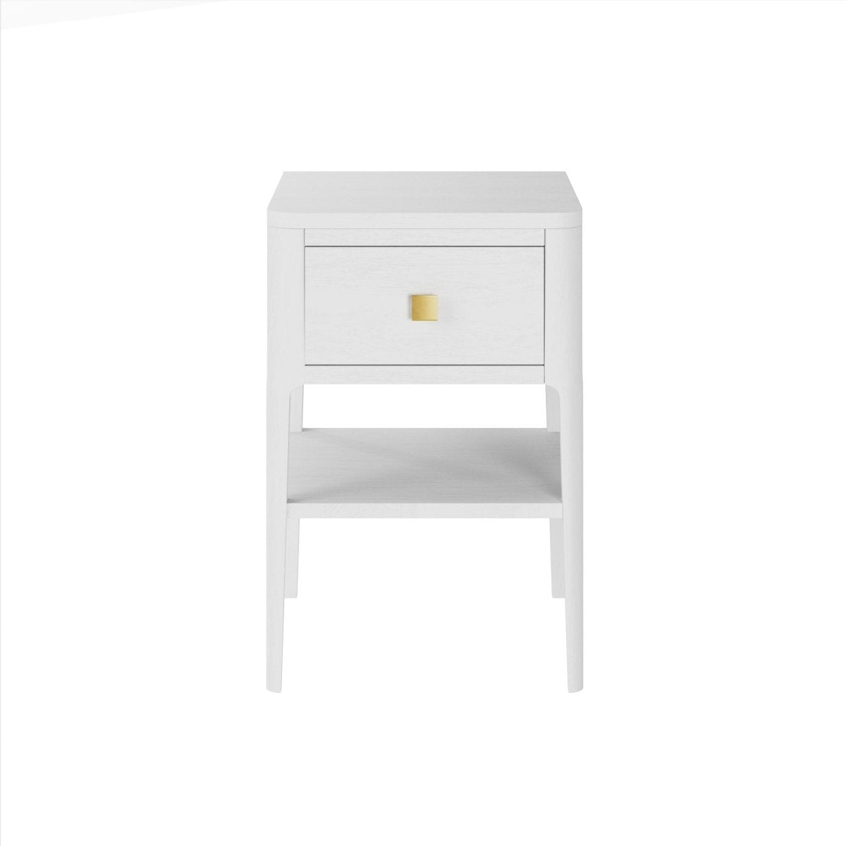 Abberley Bedside - 1 Draw - White - OPULENT co