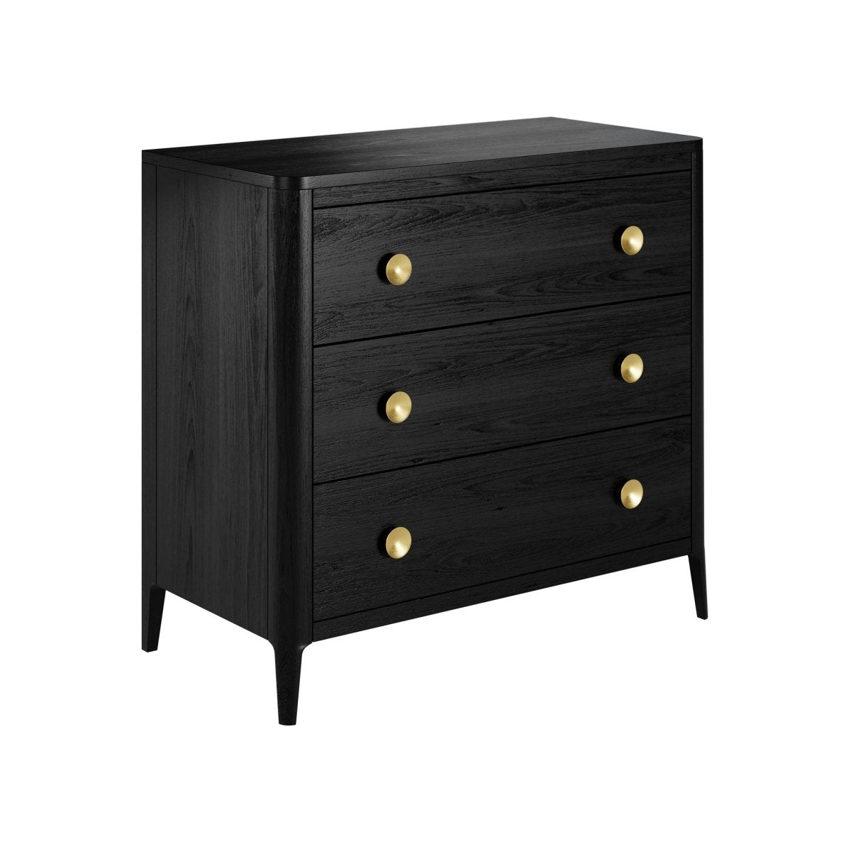 Abberley Chest of Drawers - Black - OPULENT co