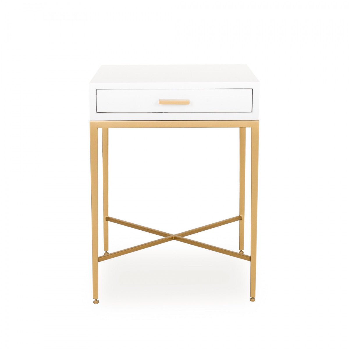 Berkeley End Table | White - OPULENT co