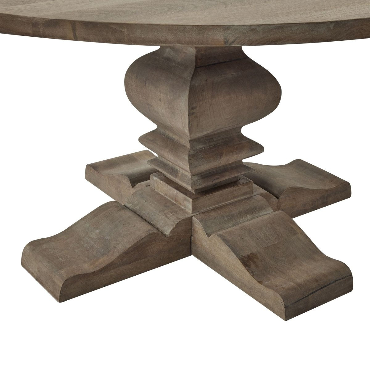 Copgrove Collection Round Pedestal Dining Table - OPULENT co
