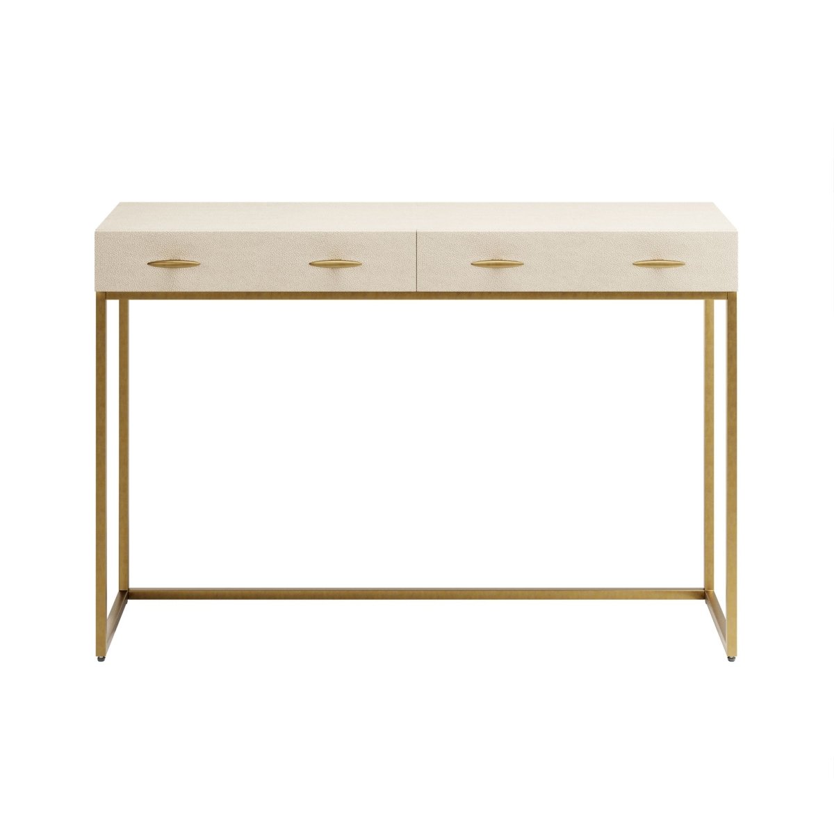 Hampton Console | Ivory Shagreen - OPULENT co