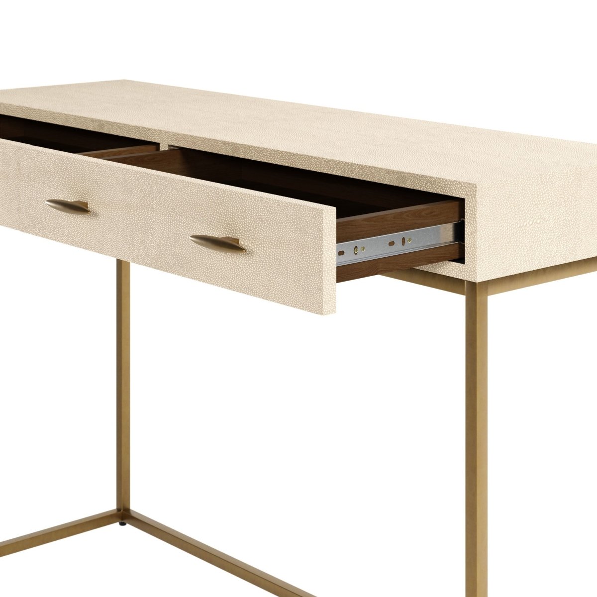 Hampton Console | Ivory Shagreen - OPULENT co