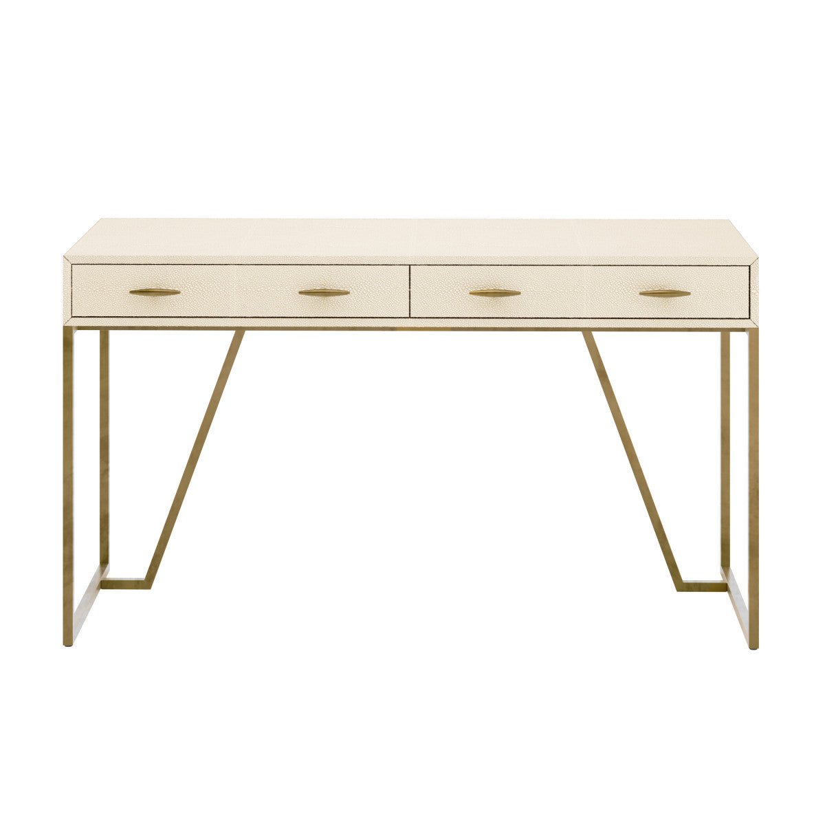 Hampton Desk | Ivory Shagreen - OPULENT co