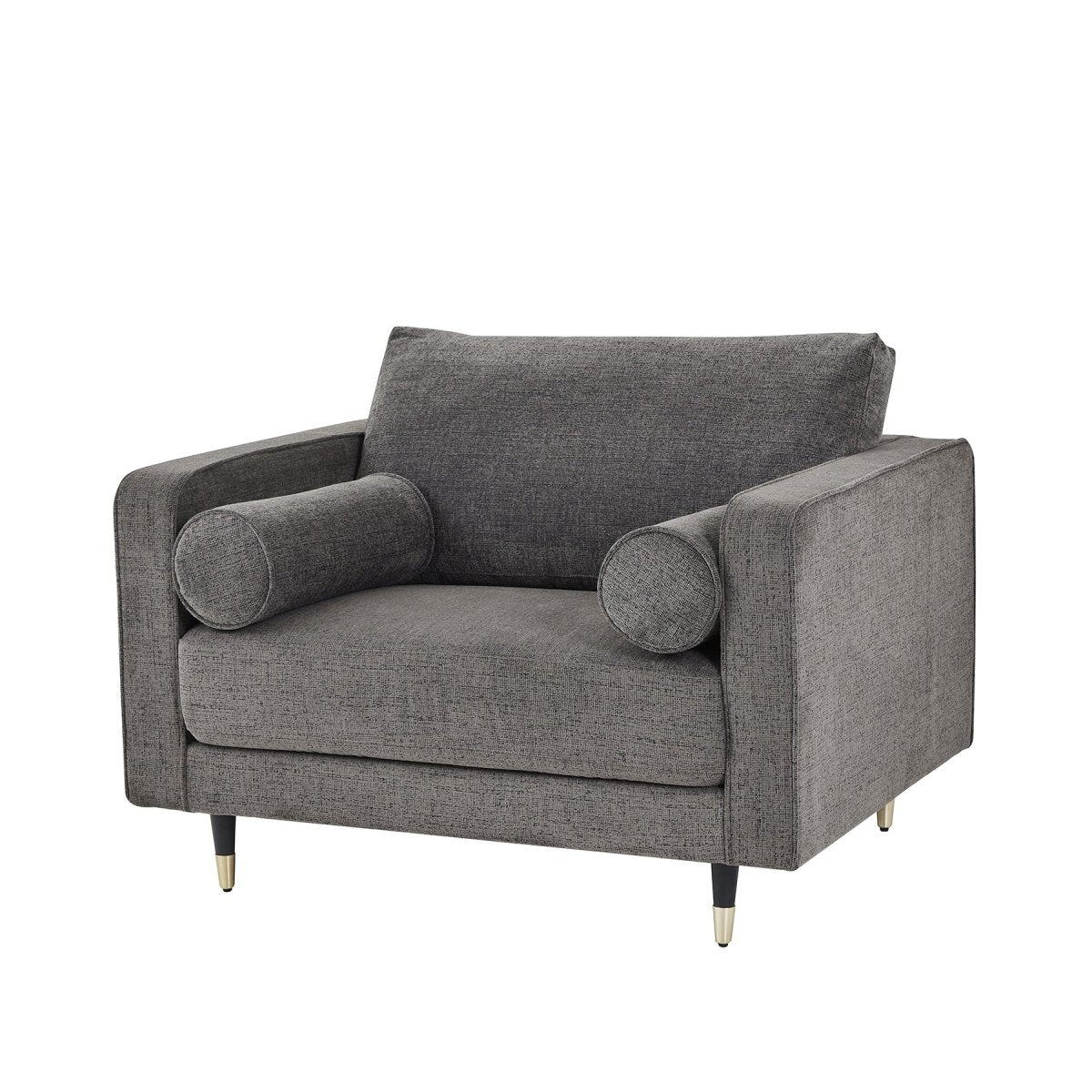 Hampton Grey Large Arm Chair - OPULENT Co
