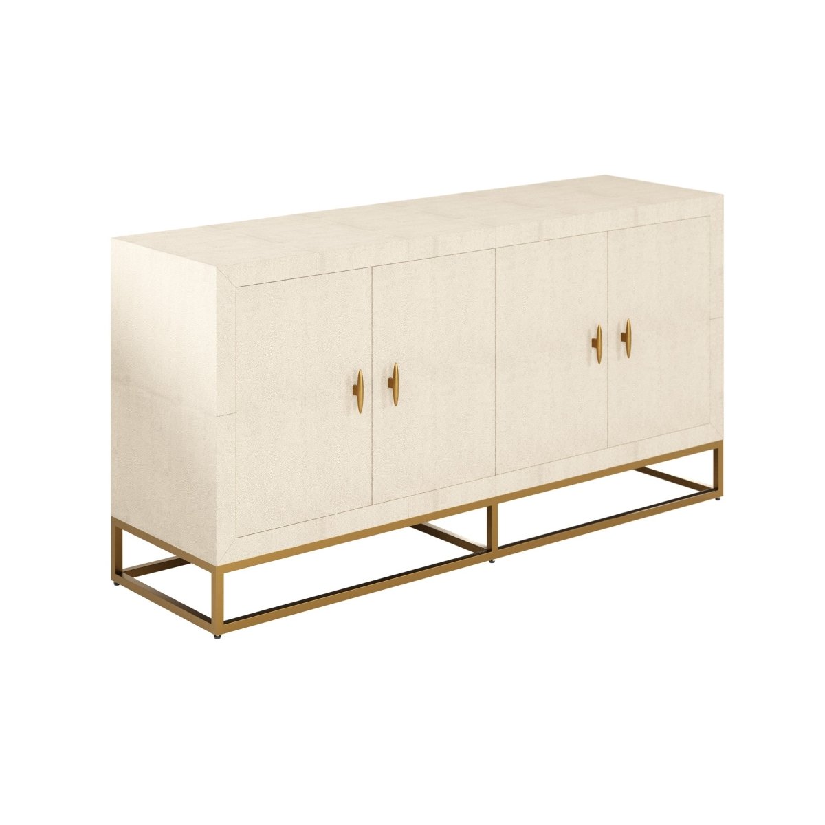 Hampton Sideboard, Ivory Shagreen - OPULENT co