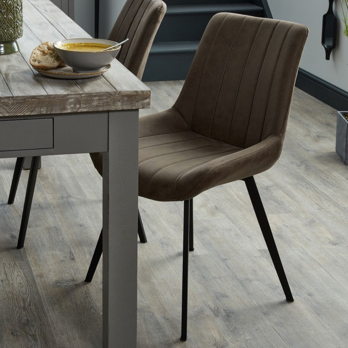 Malmo Grey Dining Chair - OPULENT co