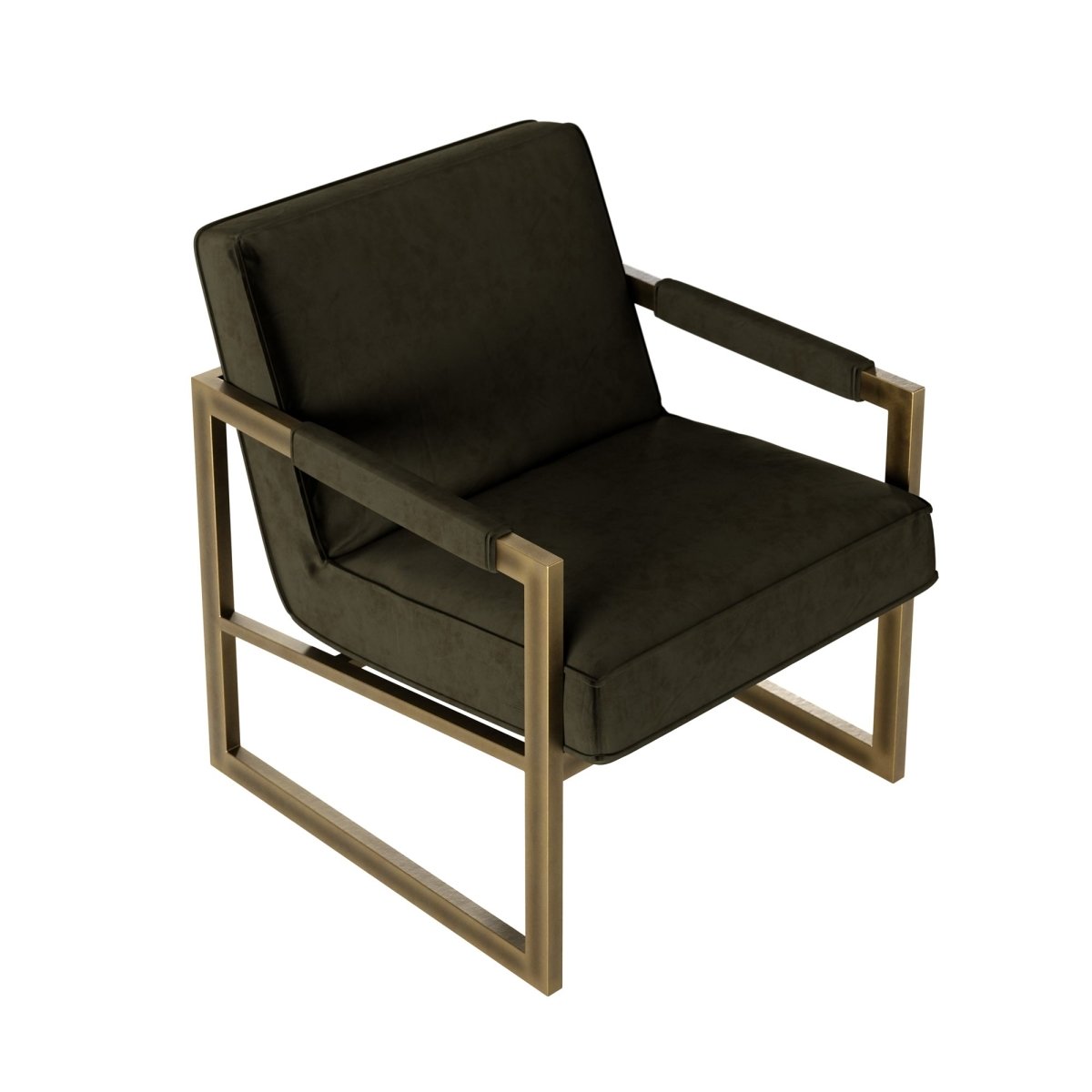Mickleton Club Chair - Olive - OPULENT co