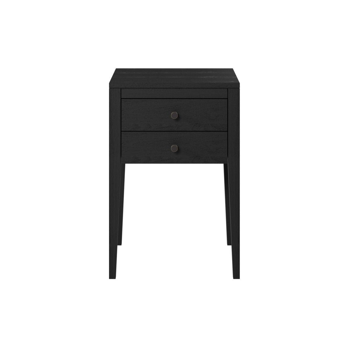 Radford Bedside | Black | 2 Drawers - OPULENT co