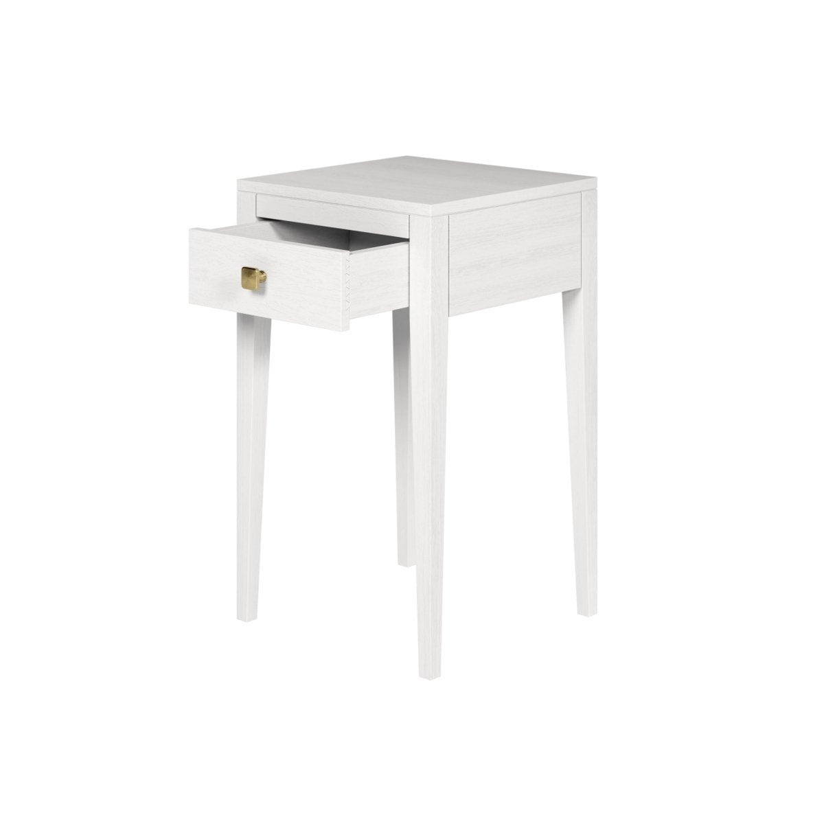 Radford Bedside | White | 1 Drawer - OPULENT co