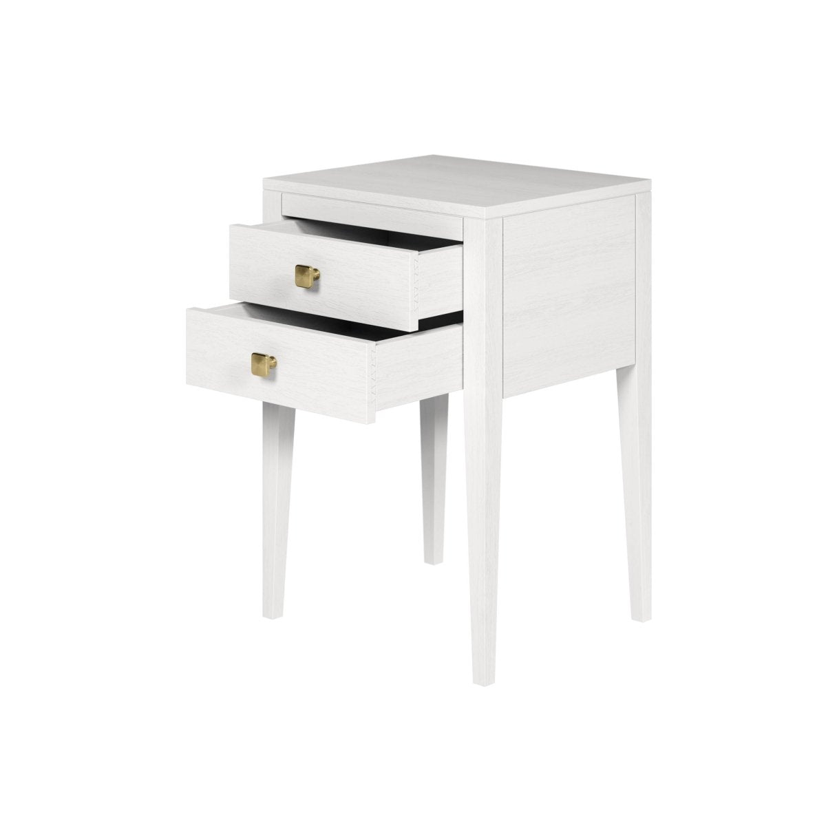 Radford Bedside | White | 2 Drawers - OPULENT co