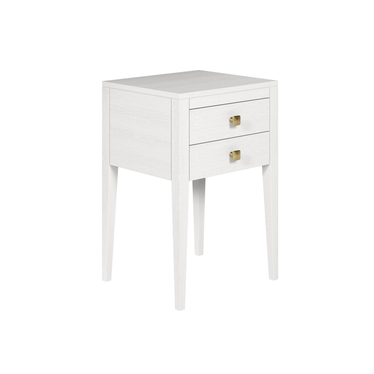 Radford Bedside | White | 2 Drawers - OPULENT co