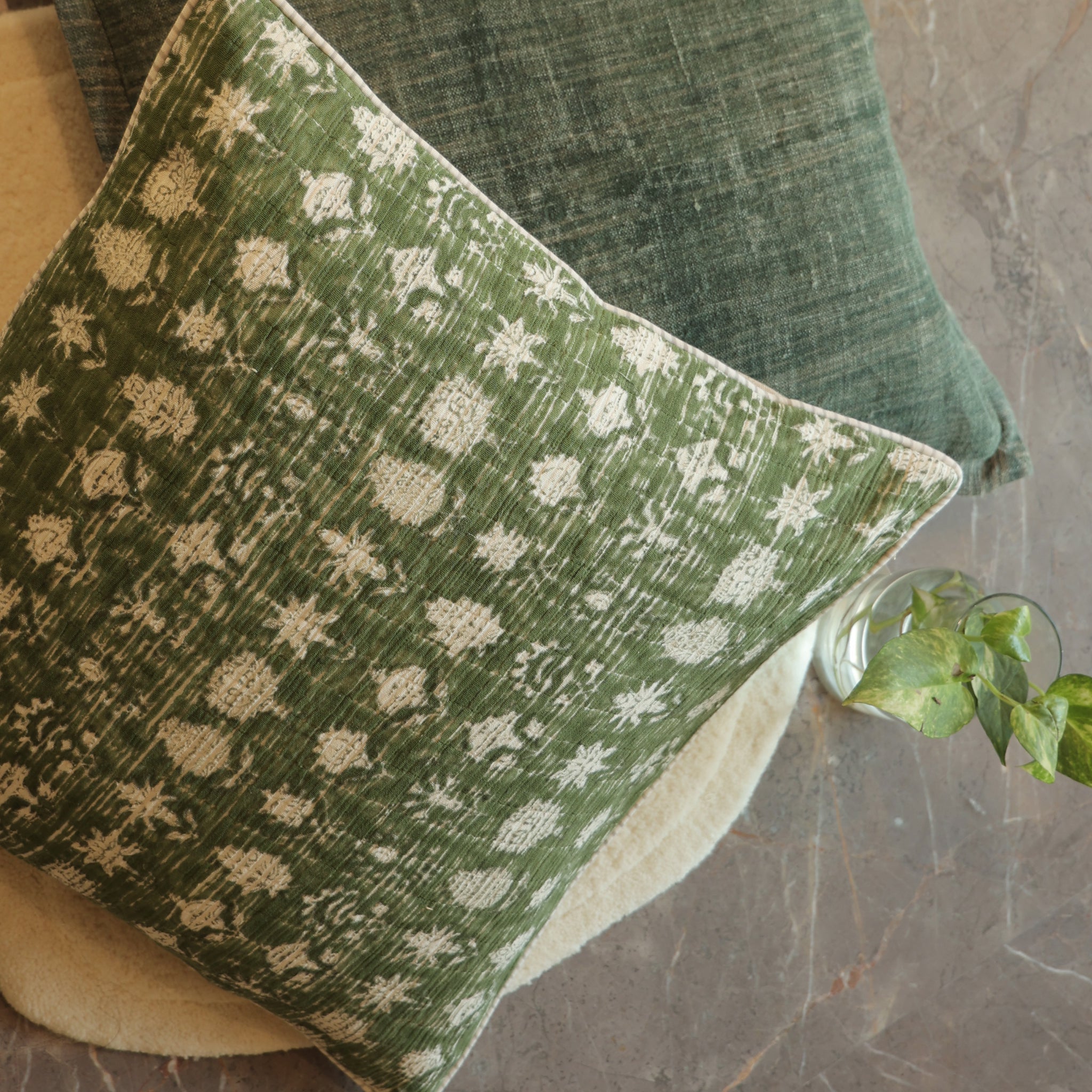 Isla Floral Cotton Cushion