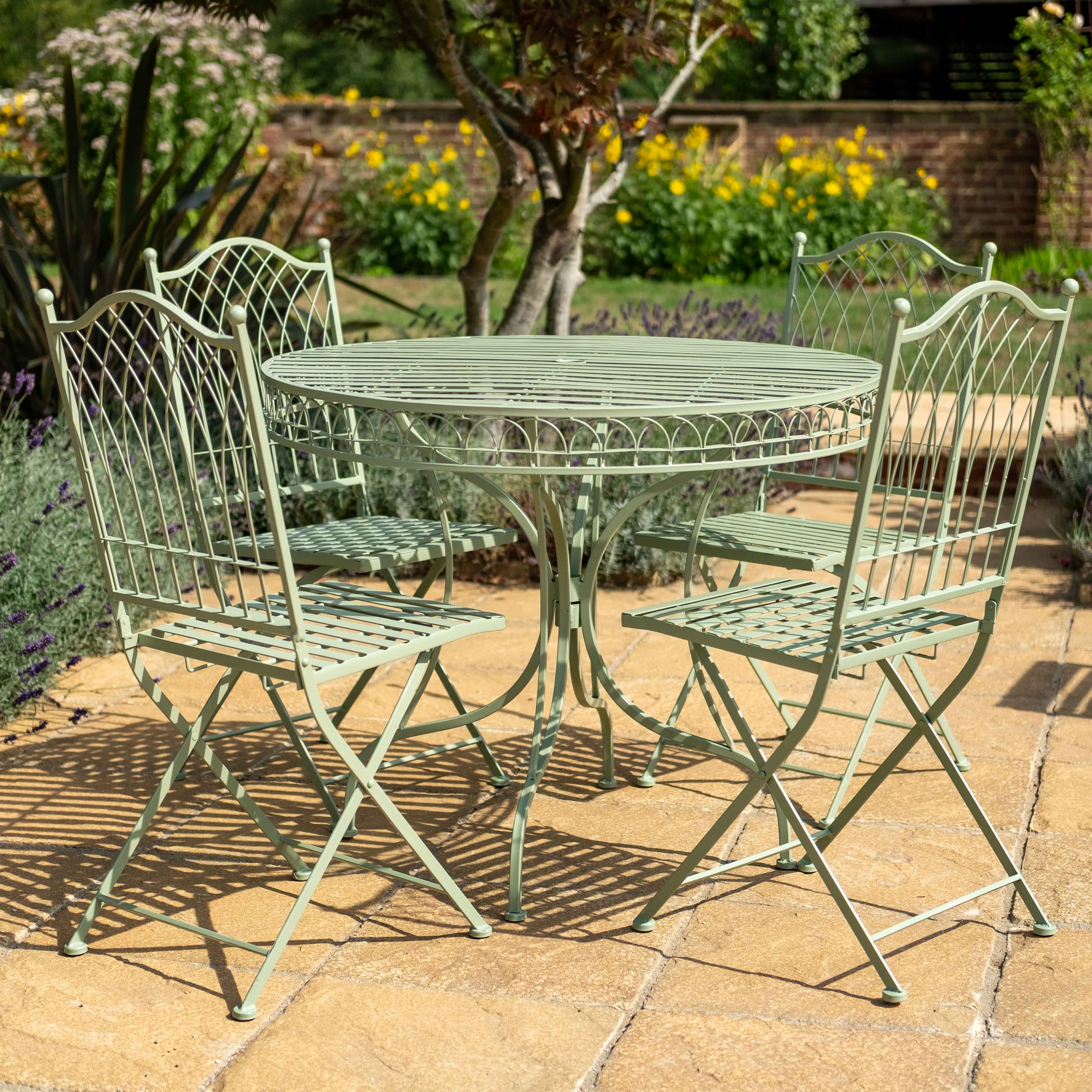 Hampton Dining, Large Bistro Set | Green