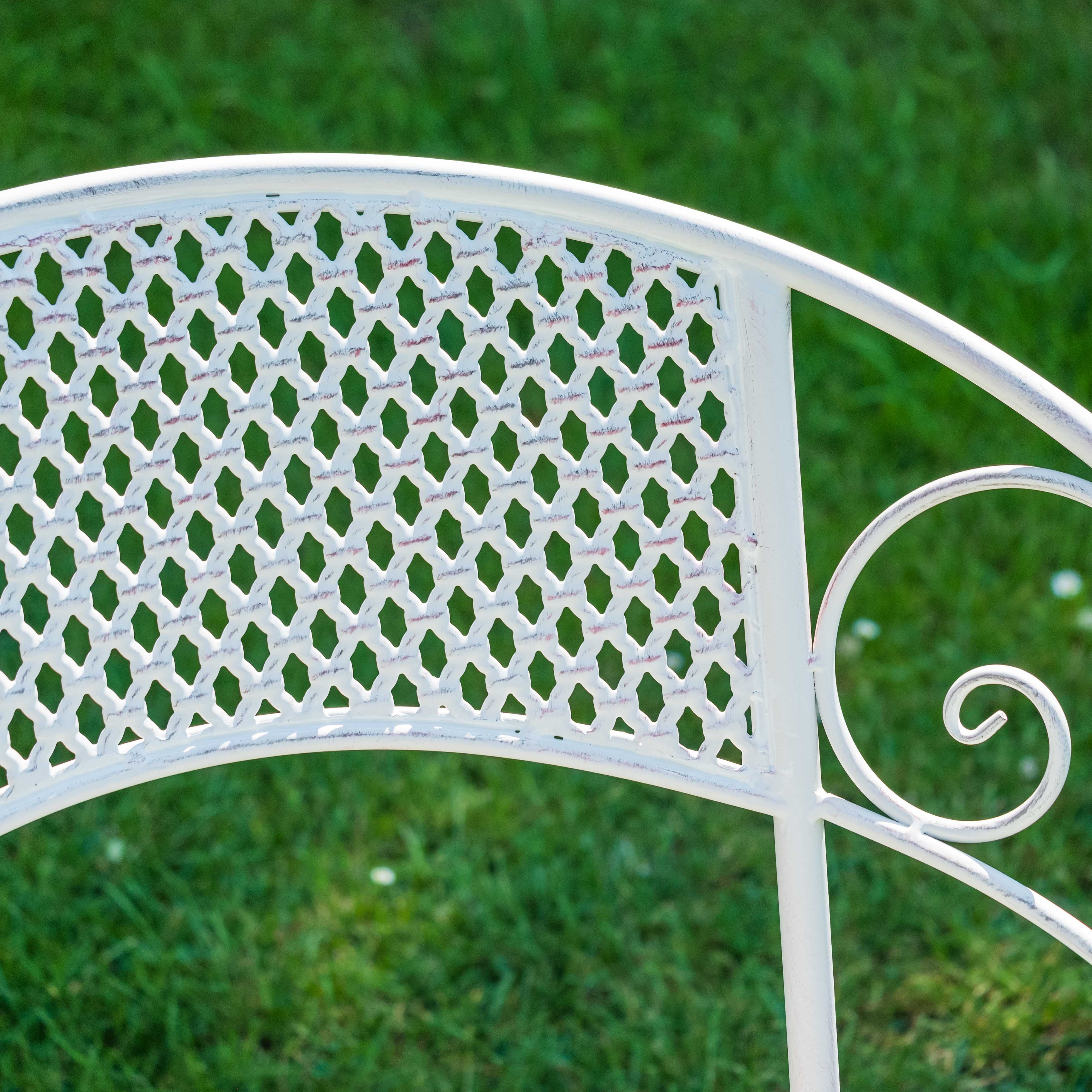 Aquitaine Mesh Bistro | Antique White