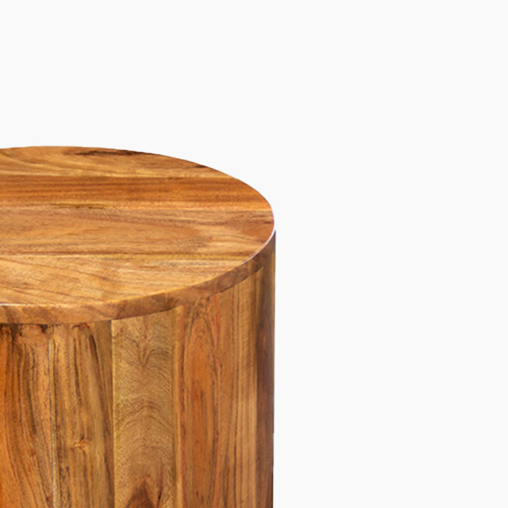 Jesper Rustic Acacia Wood End Table