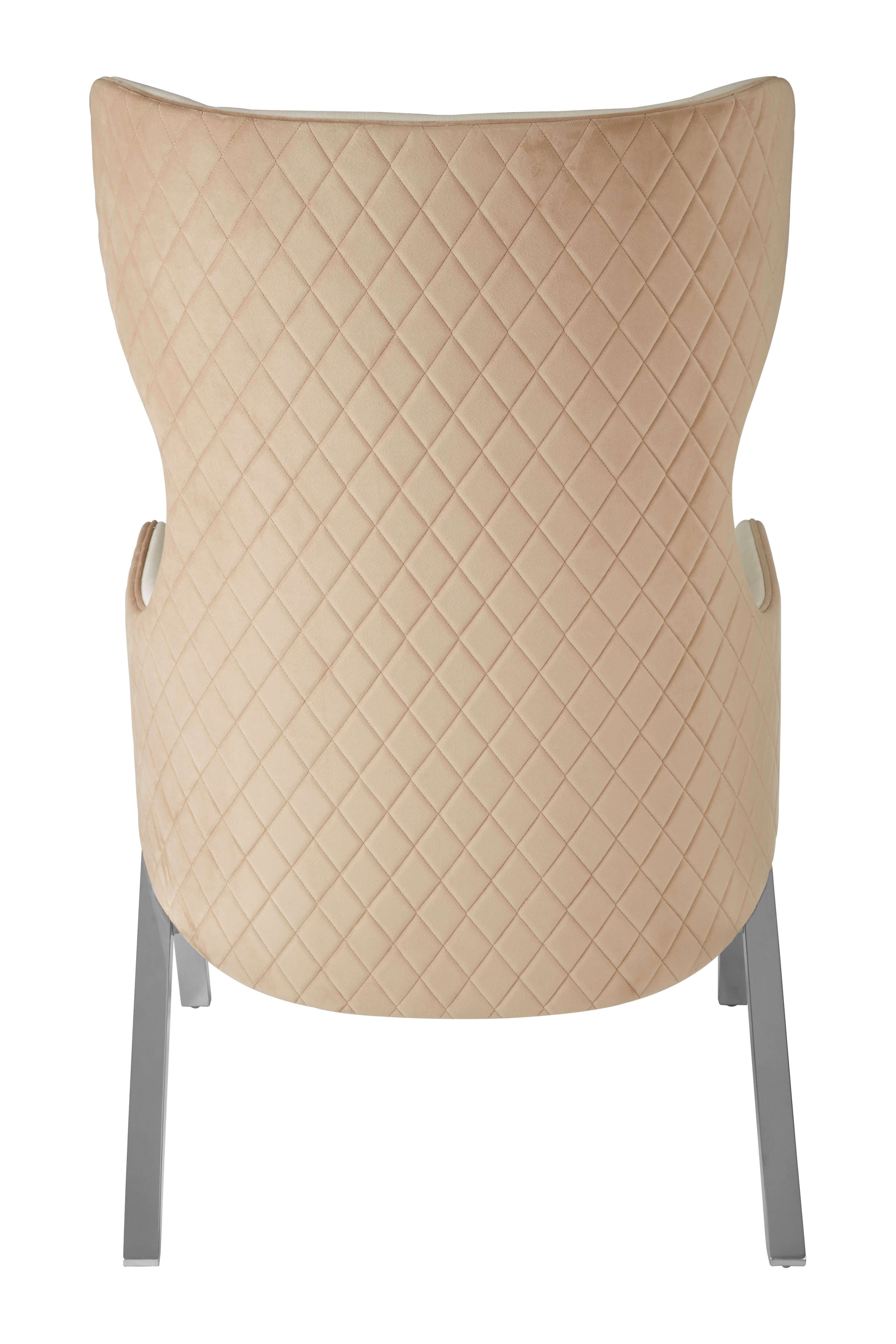 Serenity White Fabric Chair