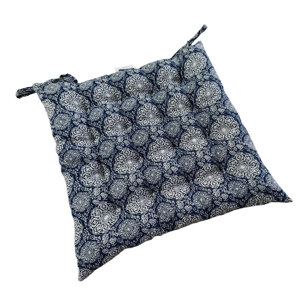 Square Seatpad | Celtic Blue Pattern - OPULENT Co