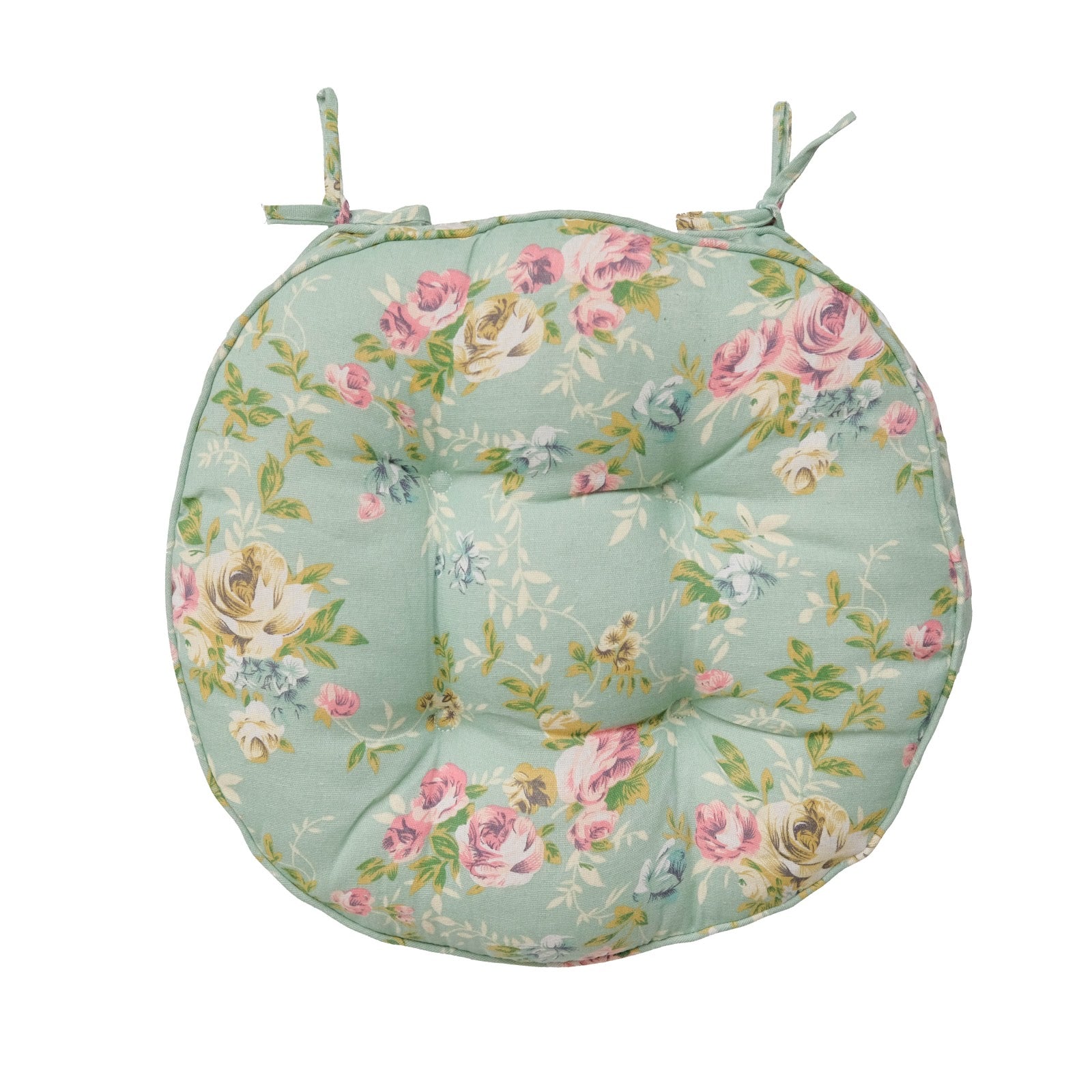 Round XL Seatpad | Vintage Rose Pattern - OPULENT Co