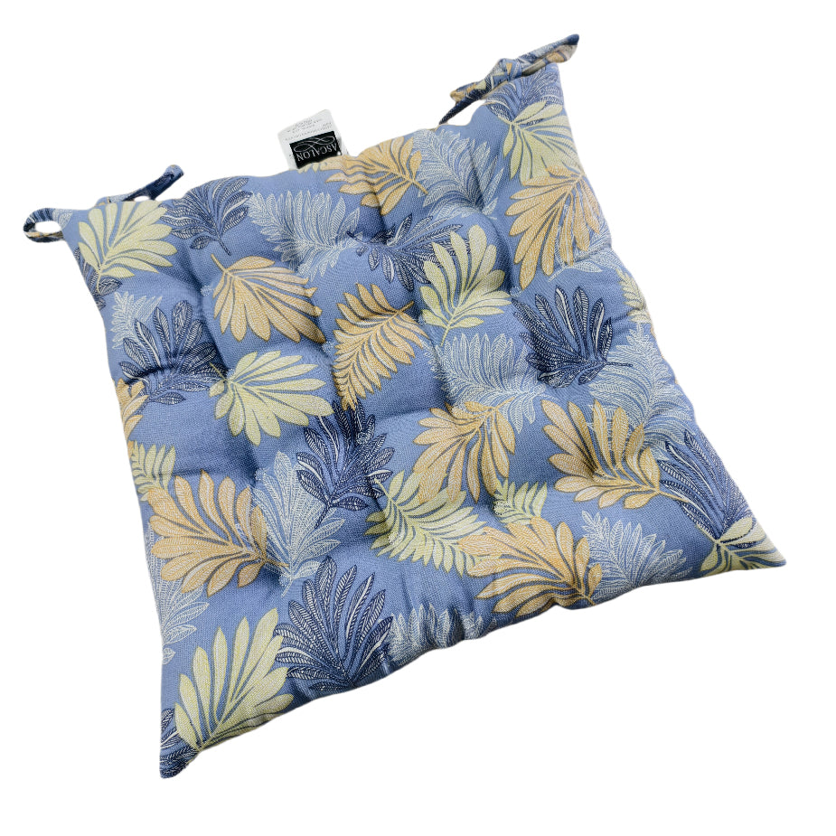 Square Seatpad | Dark Fern Pattern - OPULENT Co