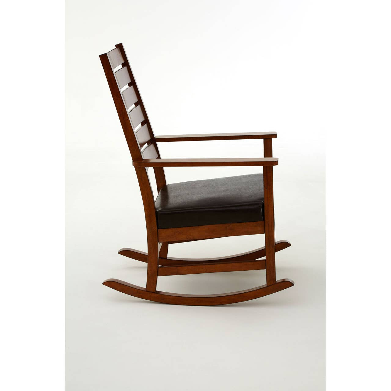 Freedom Brown Leather Effect Rocking Chair