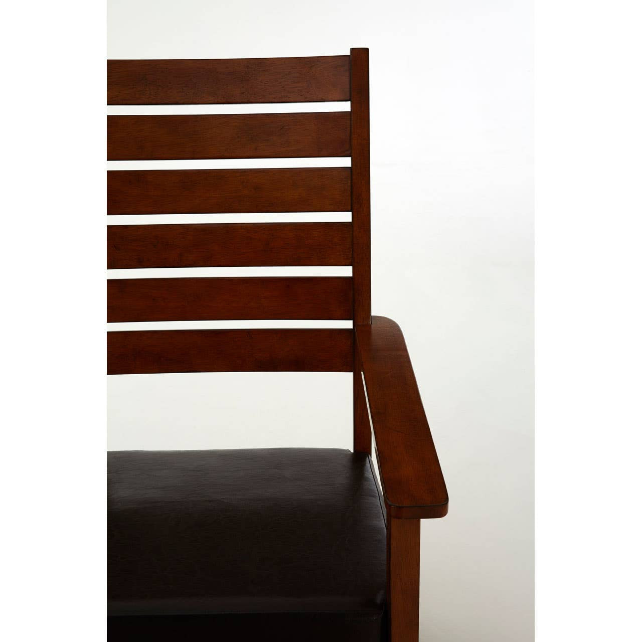 Freedom Brown Leather Effect Rocking Chair