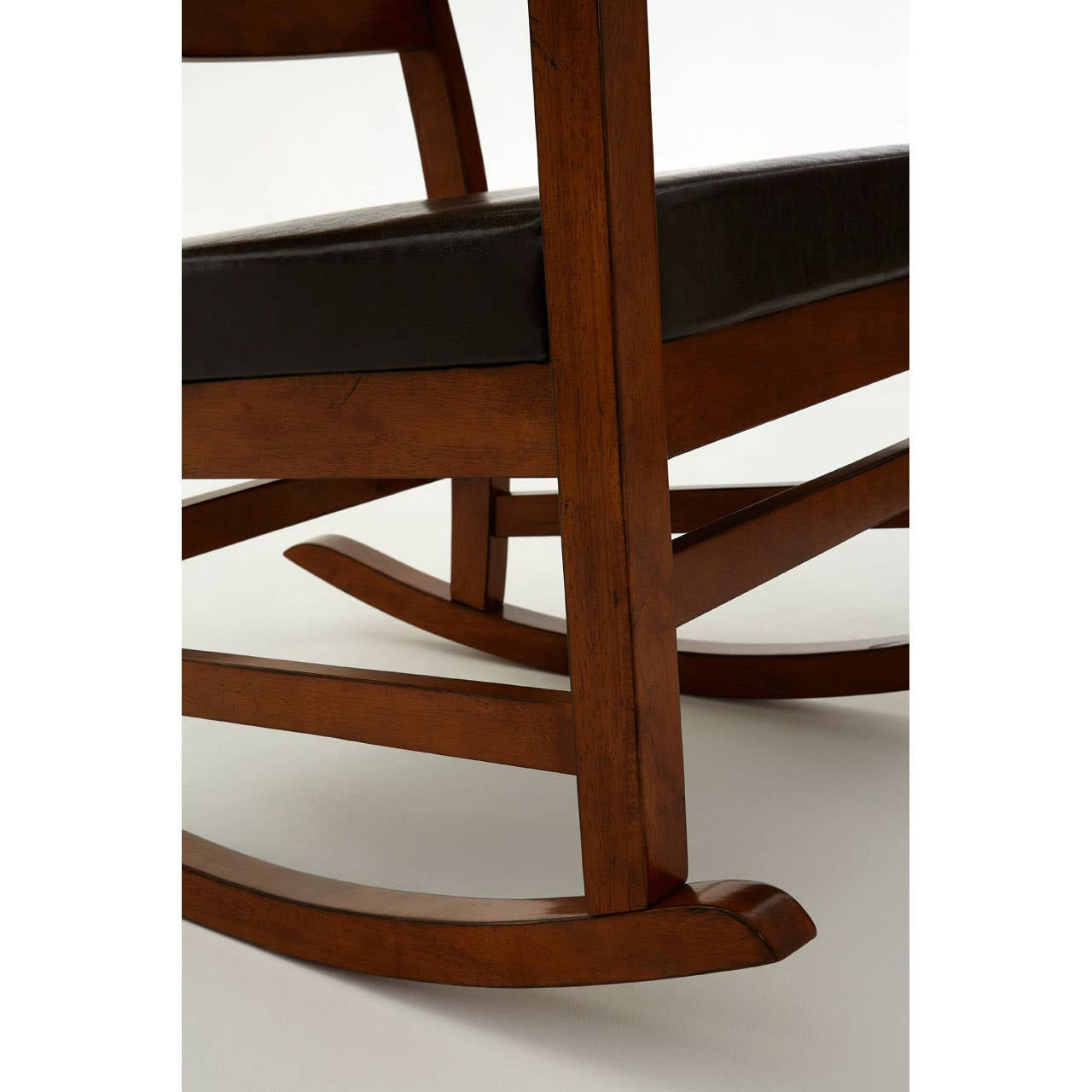 Freedom Brown Leather Effect Rocking Chair