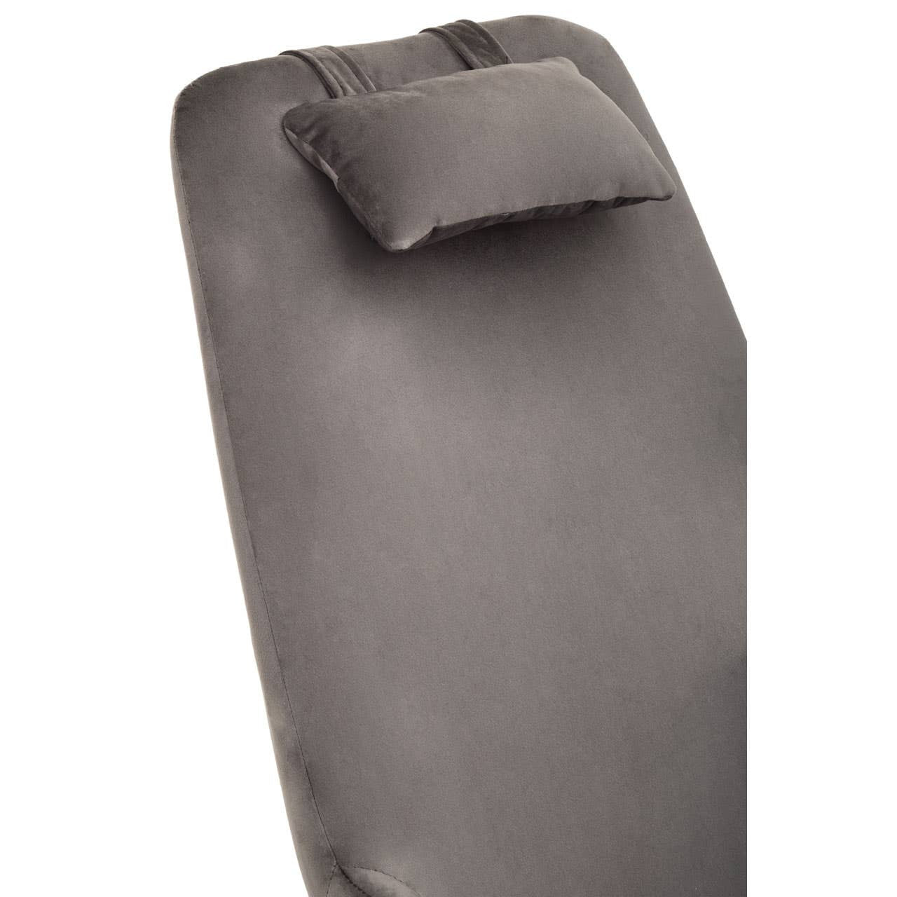 Solna Grey Velvet Rocking Chair