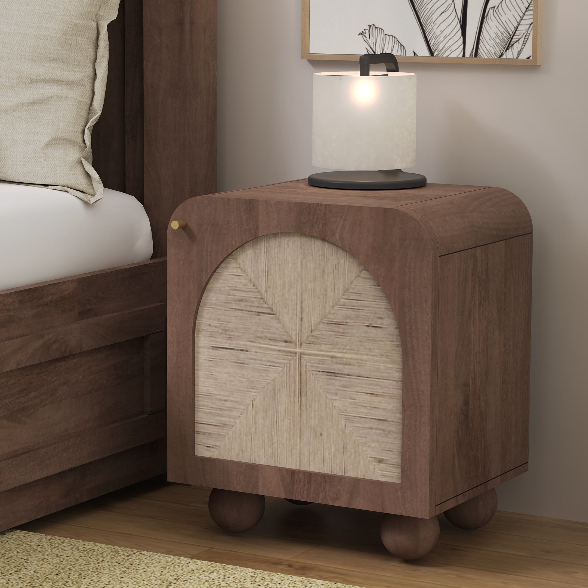 Jungle Side Table - Walnut