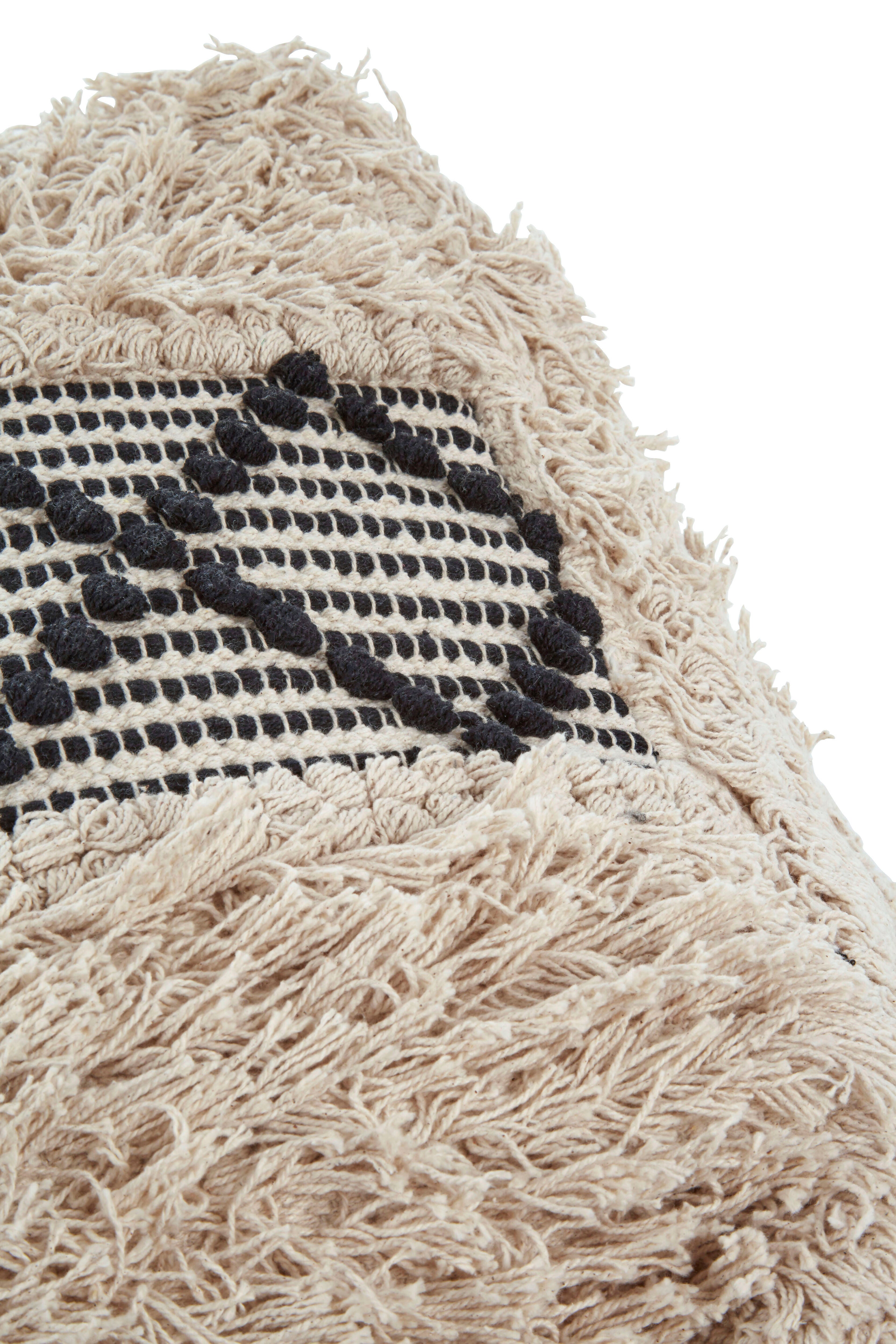 Kefena White Pouffe