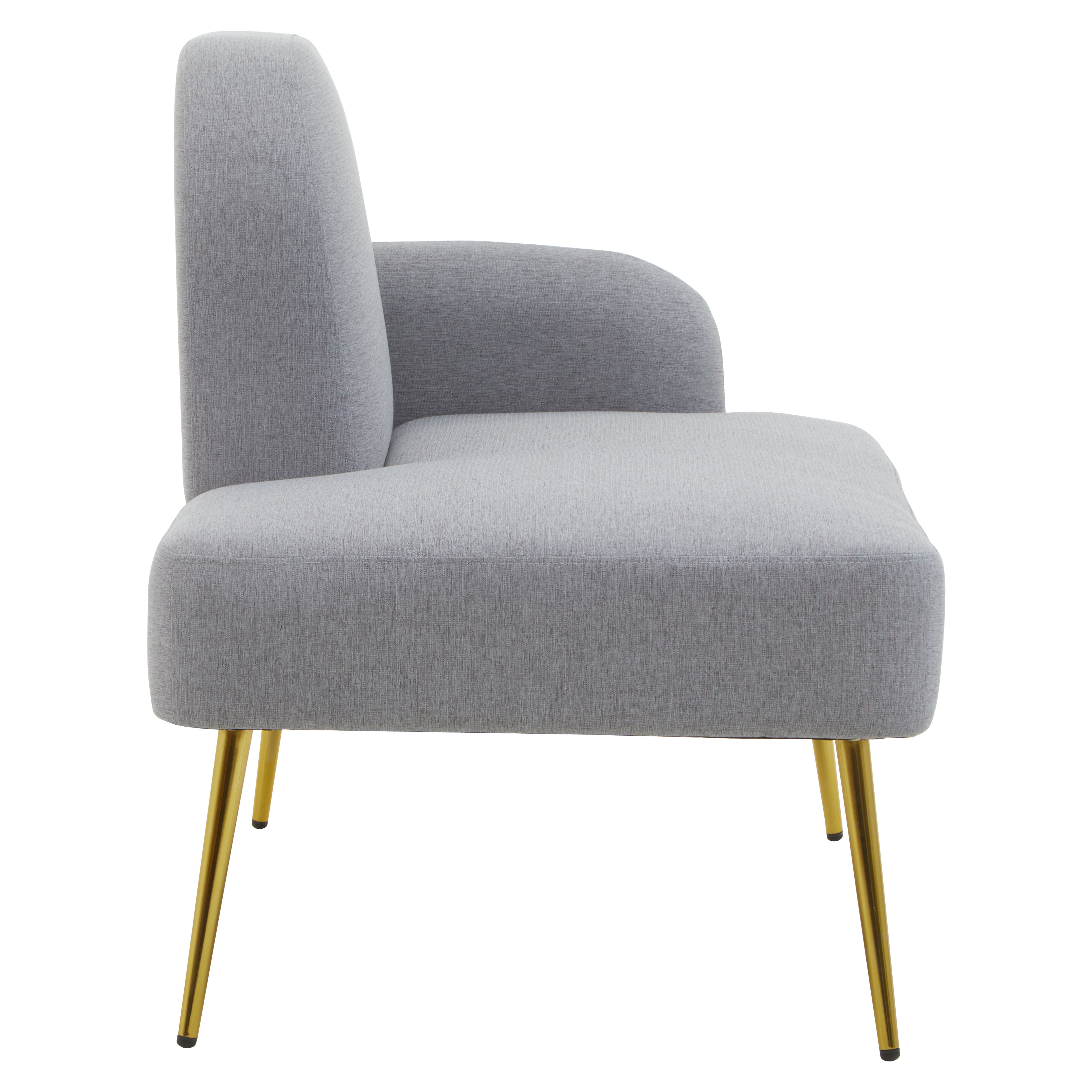 Richmond Left Arm Grey Chaise Lounge