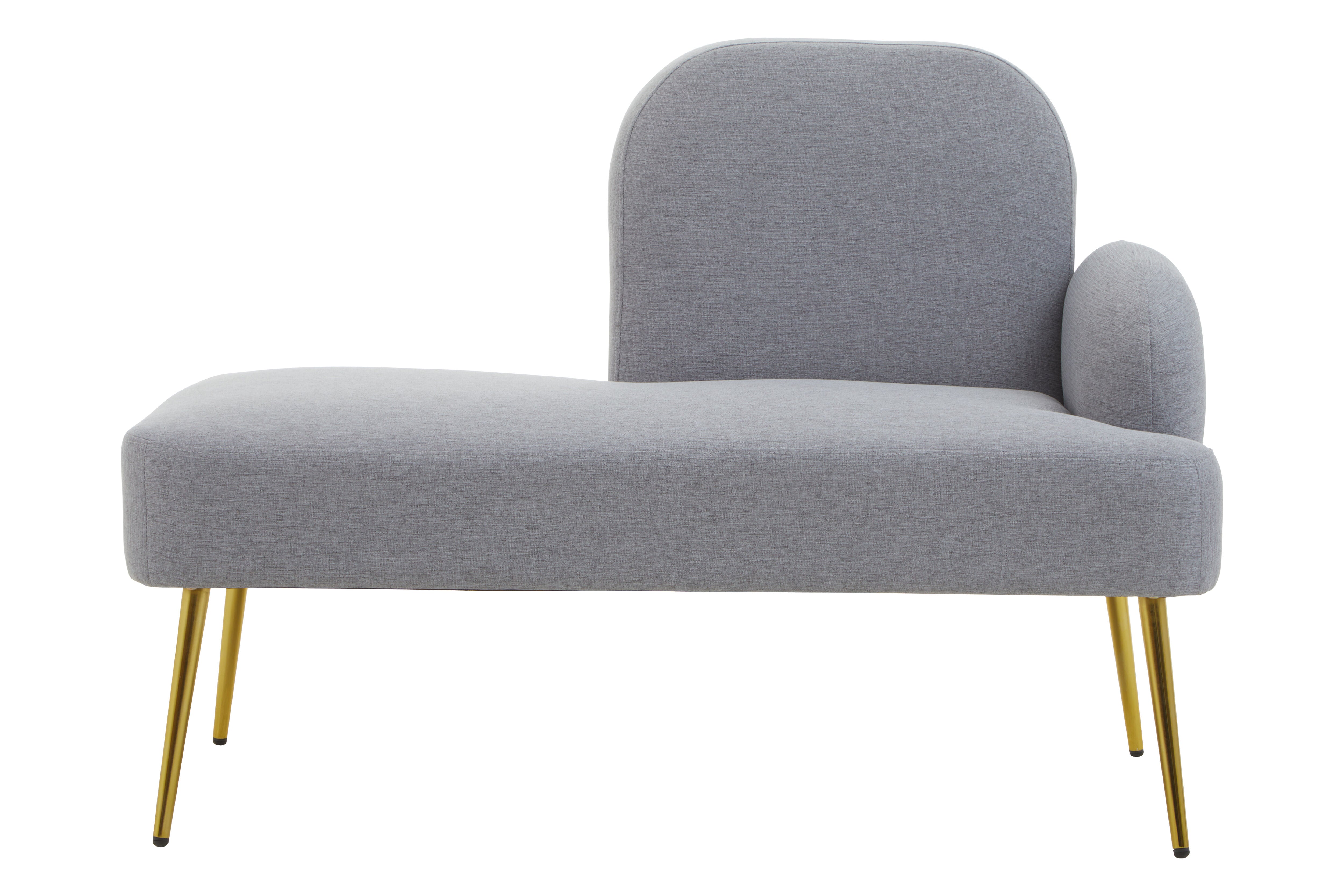 Richmond Left Arm Grey Chaise Lounge