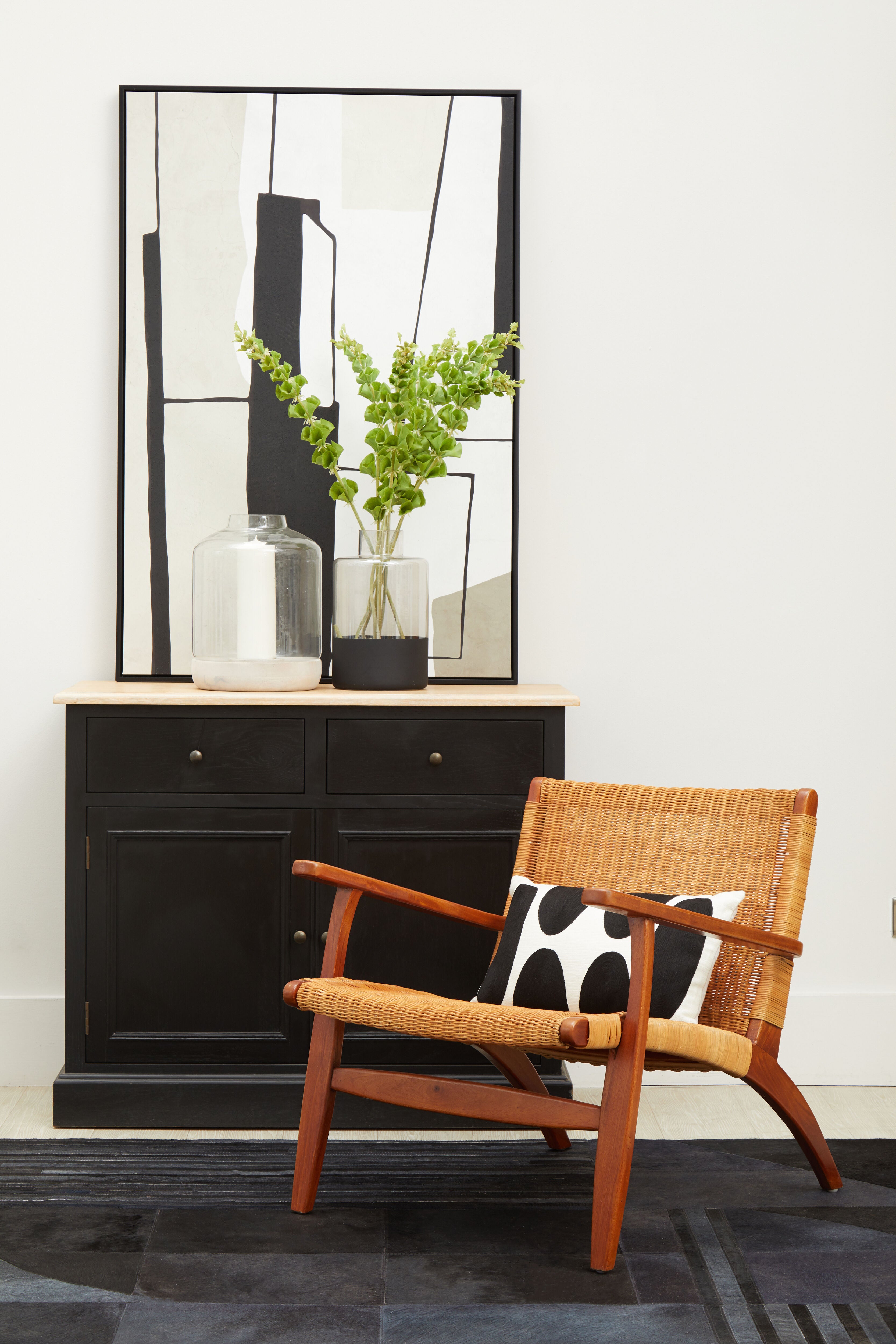 Papua Woven Chair In Brown Natural Rattan