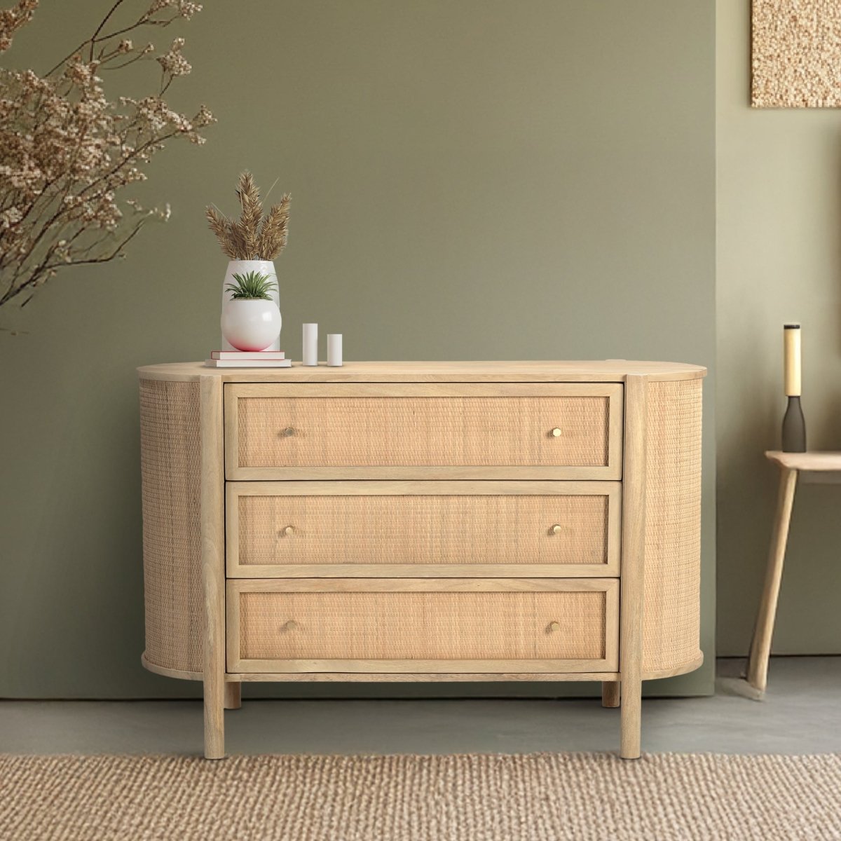 Dylan Three Chest Of Drawers - OPULENT Co