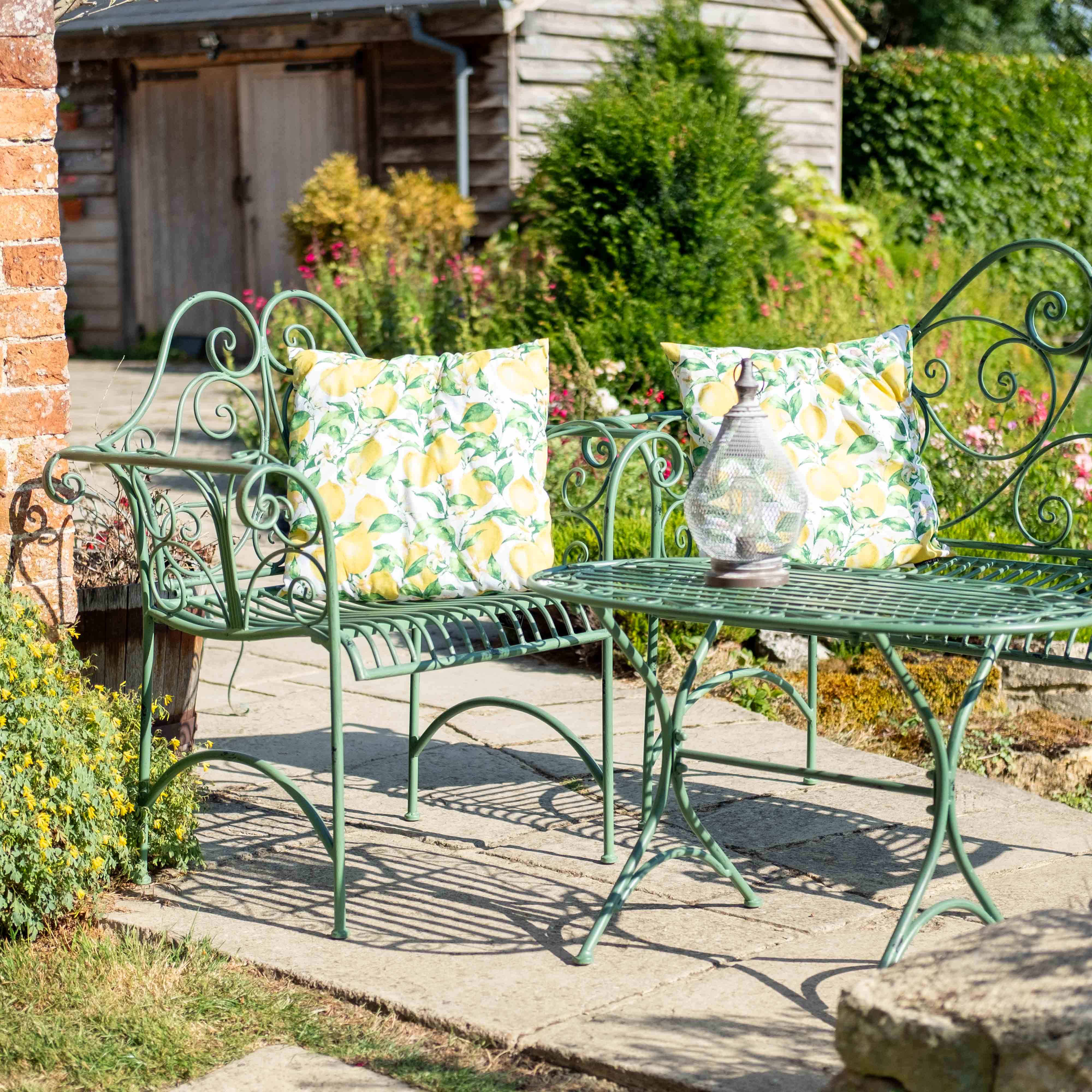 HERITAGE GREEN OUTDOOR CHAIR | Metal Chair | Antique Green