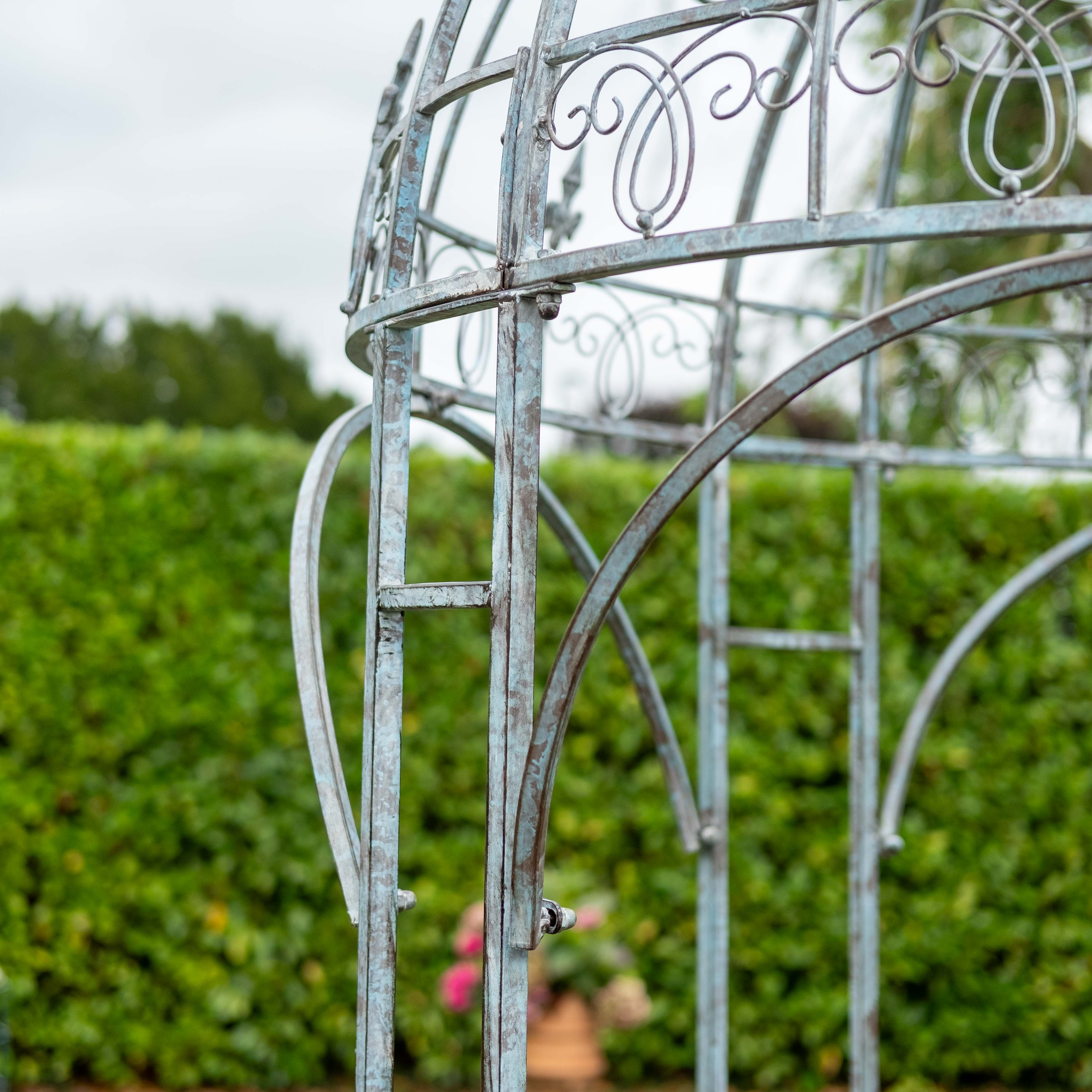 'Crown' gazebo (1.4m) | Grey blue stone