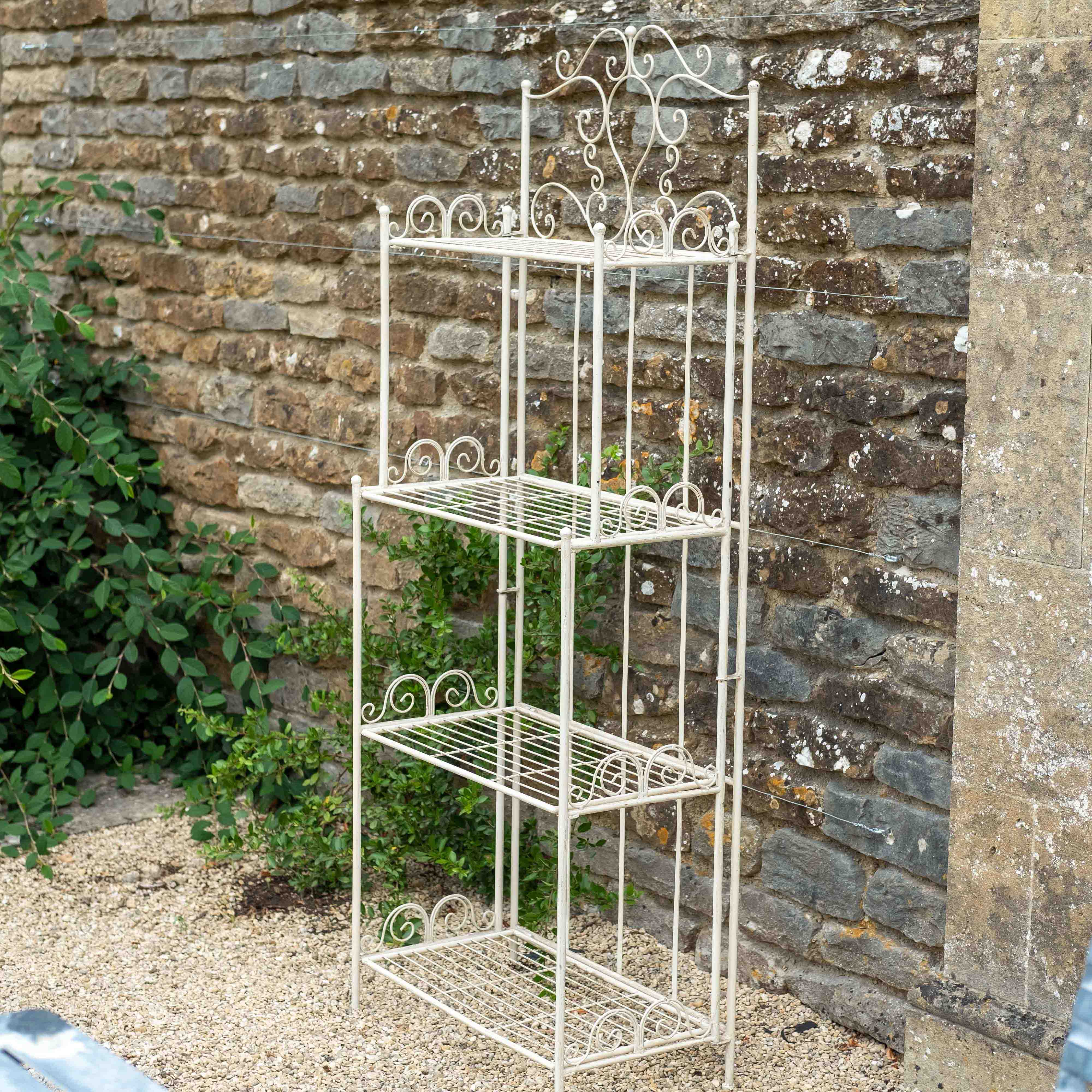BLAIS BAKERS RACK 4 Tier | Cream
