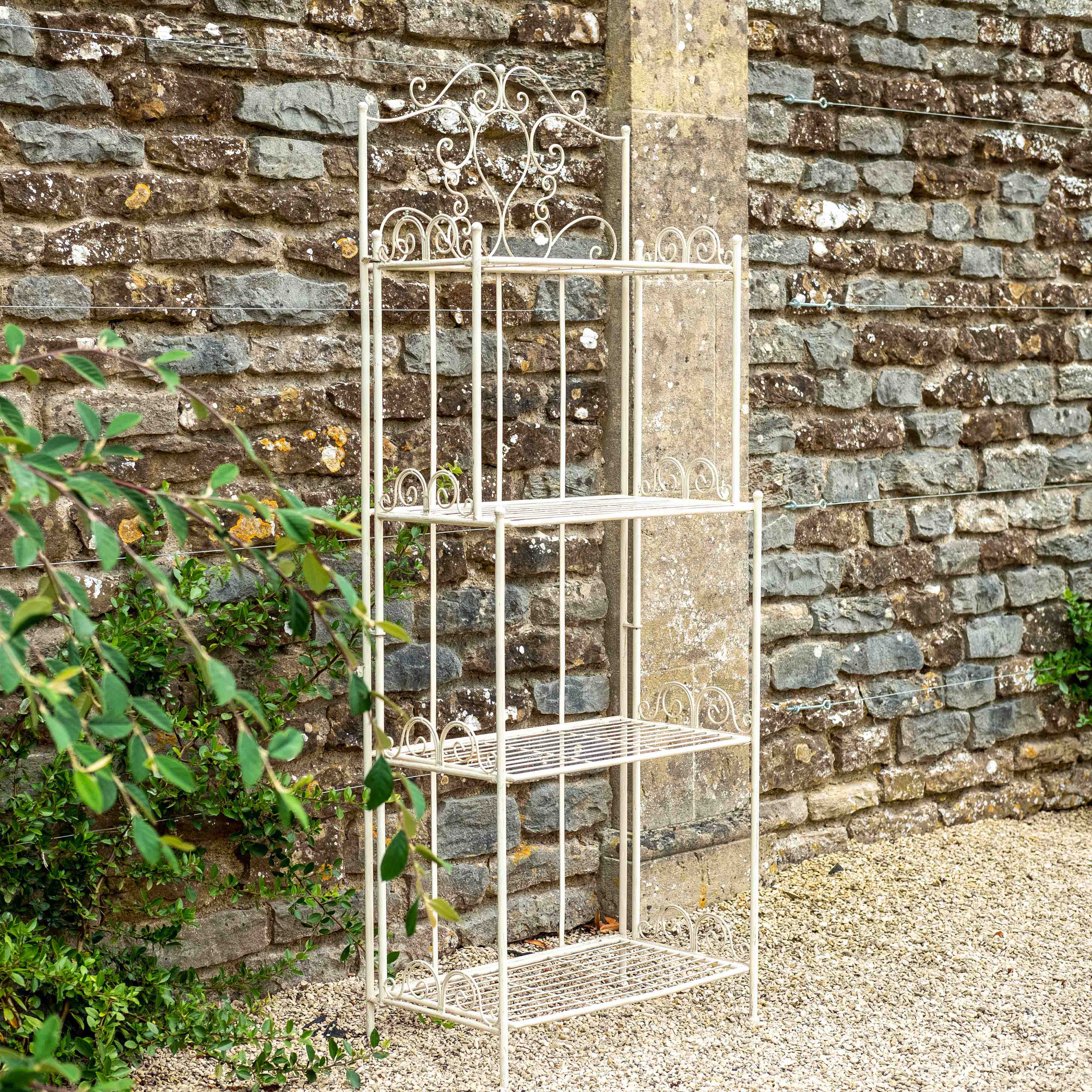BLAIS BAKERS RACK 4 Tier | Cream
