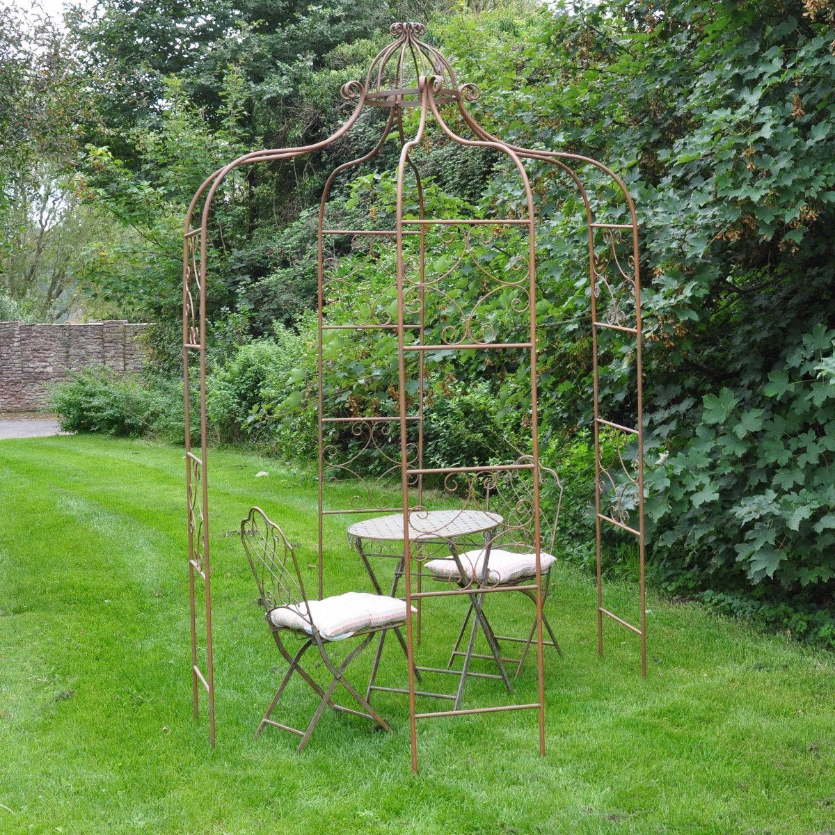 Garden gazebo r | Rusty brown - OPULENT Co