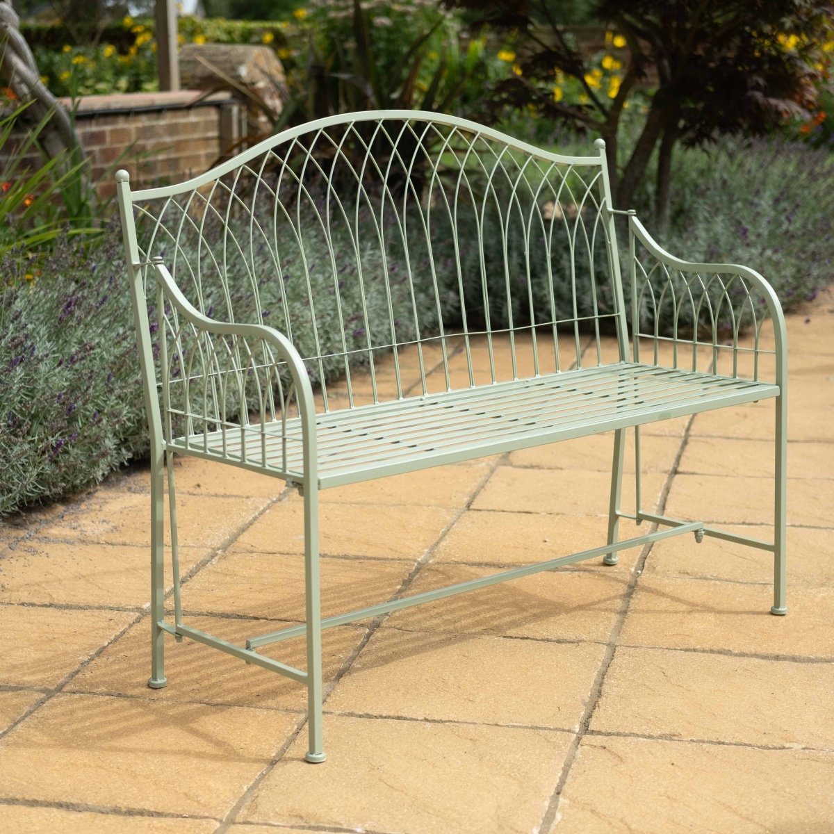 Hampton Bench | Green - OPULENT Co