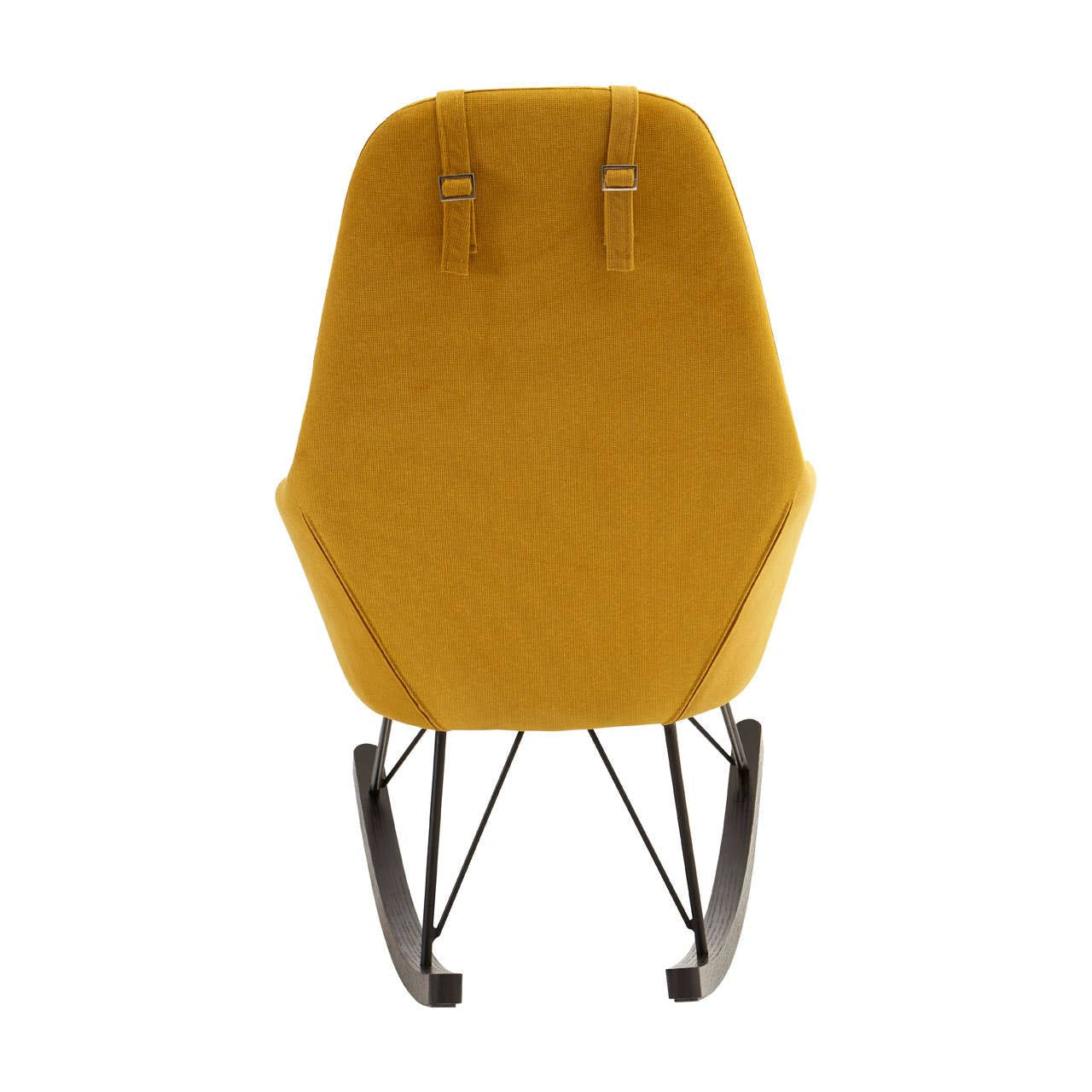 Erritso Yellow Rocking Chair High Back