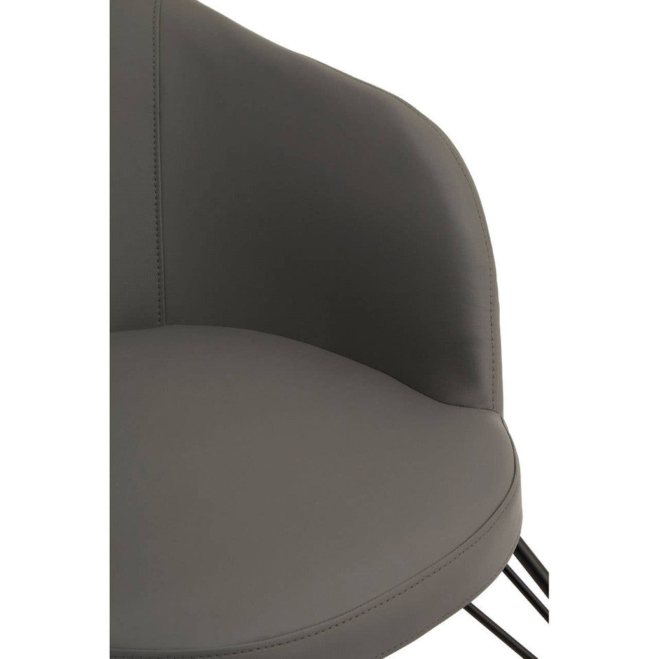 Erritso Dark Grey Rocking Chair