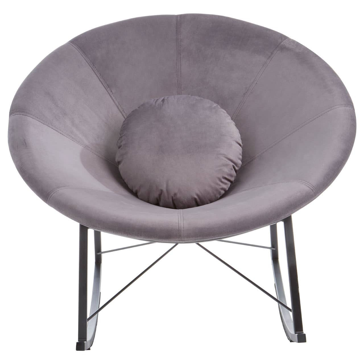 Circarto Grey Conic Rocking Chair