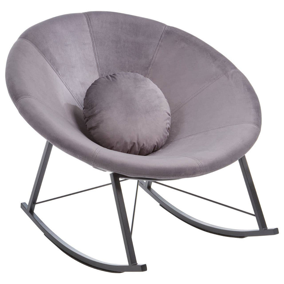 Circarto Grey Conic Rocking Chair