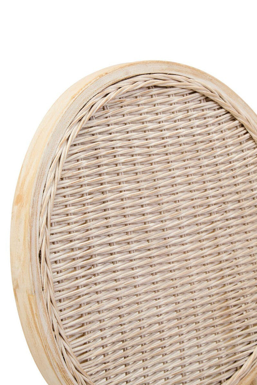 Nino White Wash Elm Wood Dining Chair