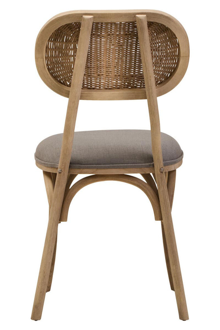 Nino Grey Wash Elm Wood Dining Chair