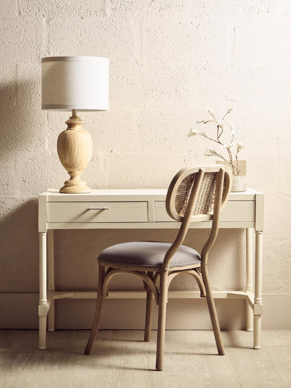 Nino Grey Wash Elm Wood Dining Chair