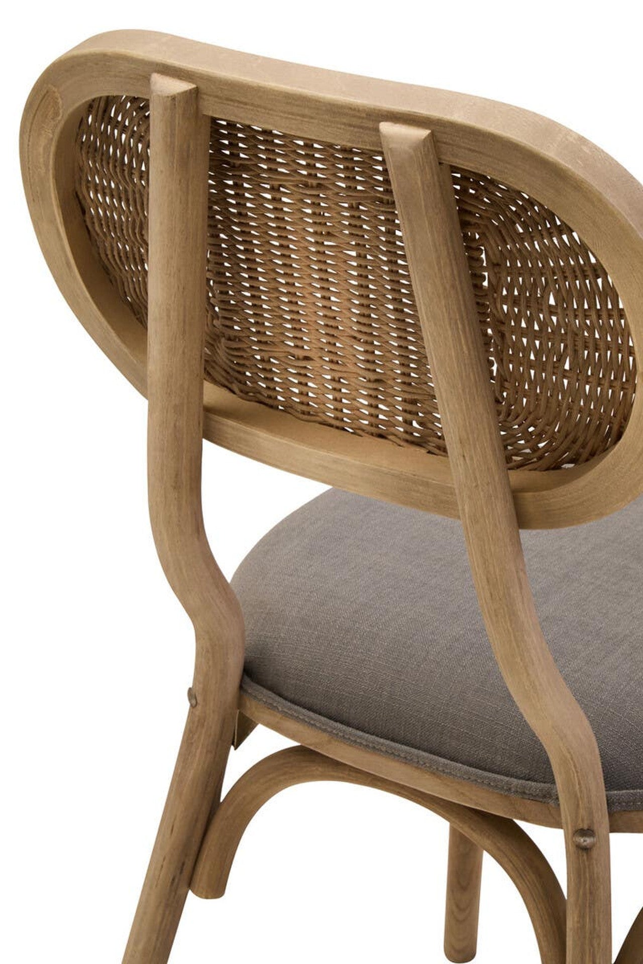 Nino Grey Wash Elm Wood Dining Chair