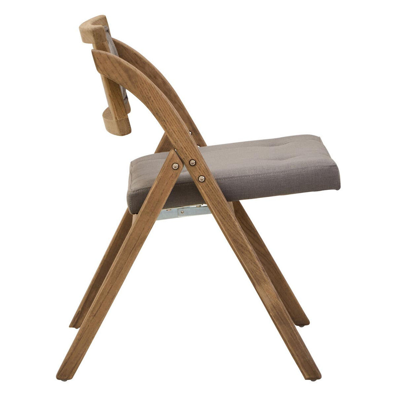 Nino Grey Wash Elm Wood Folding Chair
